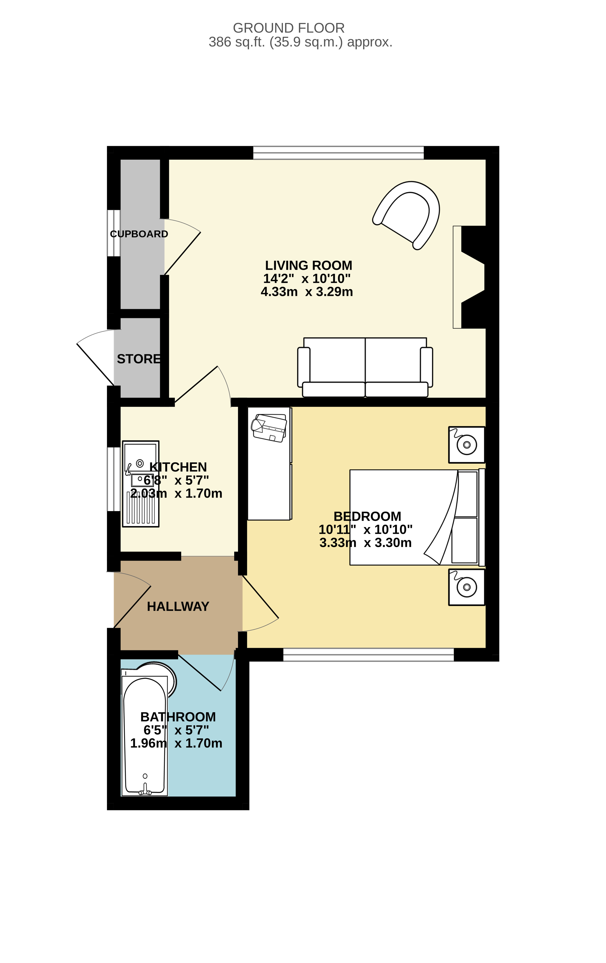 14, Bempton Drive, East Riding of Yorkshire floorplan
