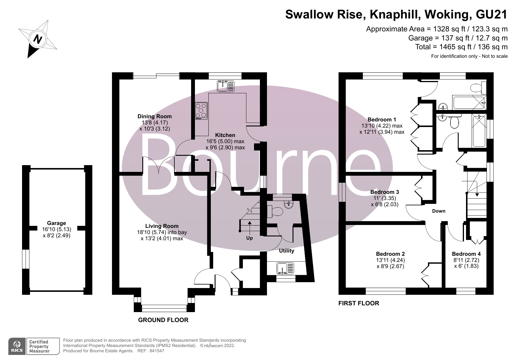 Swallow Rise, Knaphill, Woking GU21, 4 bedroom detached house for sale