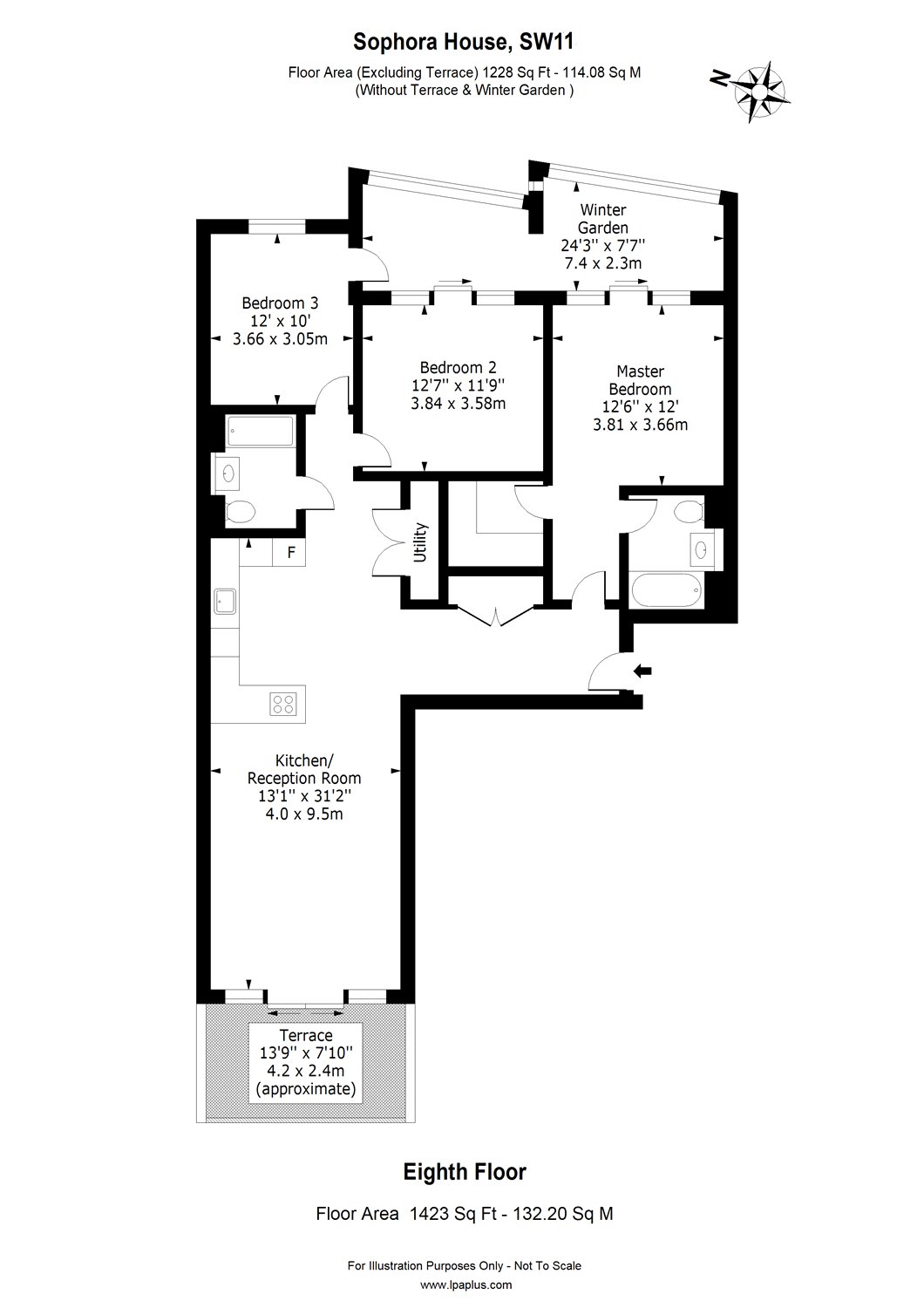 3 Bedrooms Flat to rent in Vista Chelsea Bridge Wharf, Queenstown Road, Battersea SW11