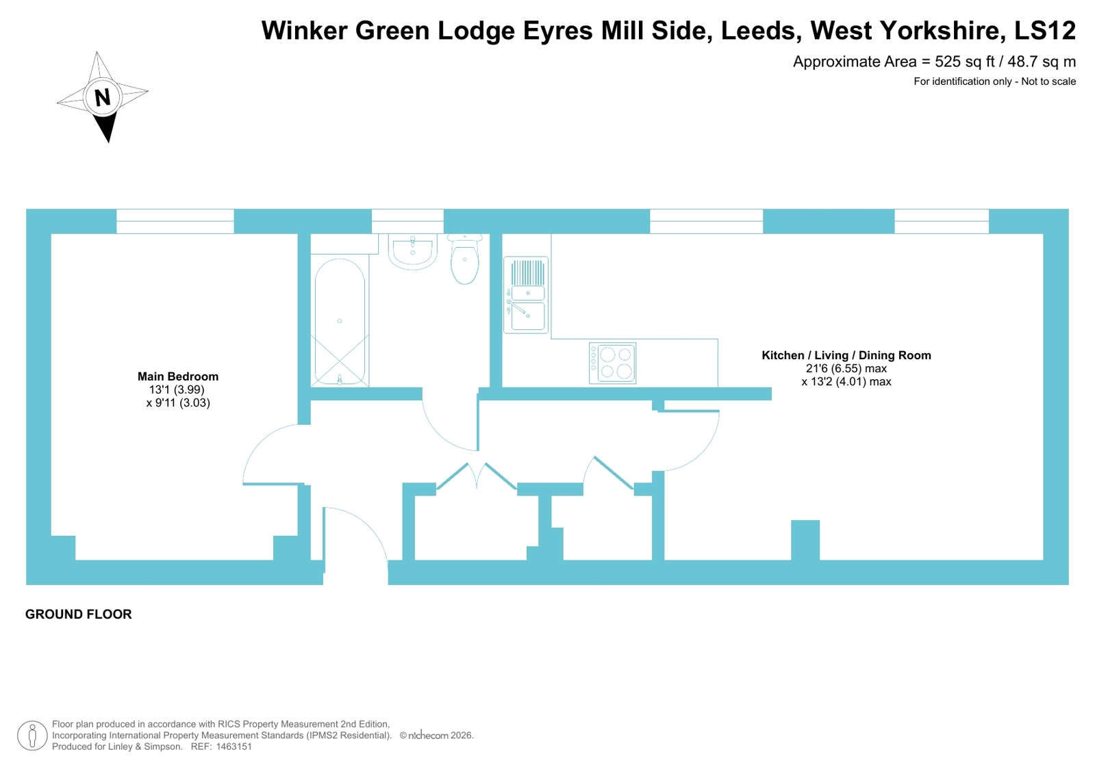 41 Winker Green Lodge,, Eyres Mill Side, West Yorkshire floorplan