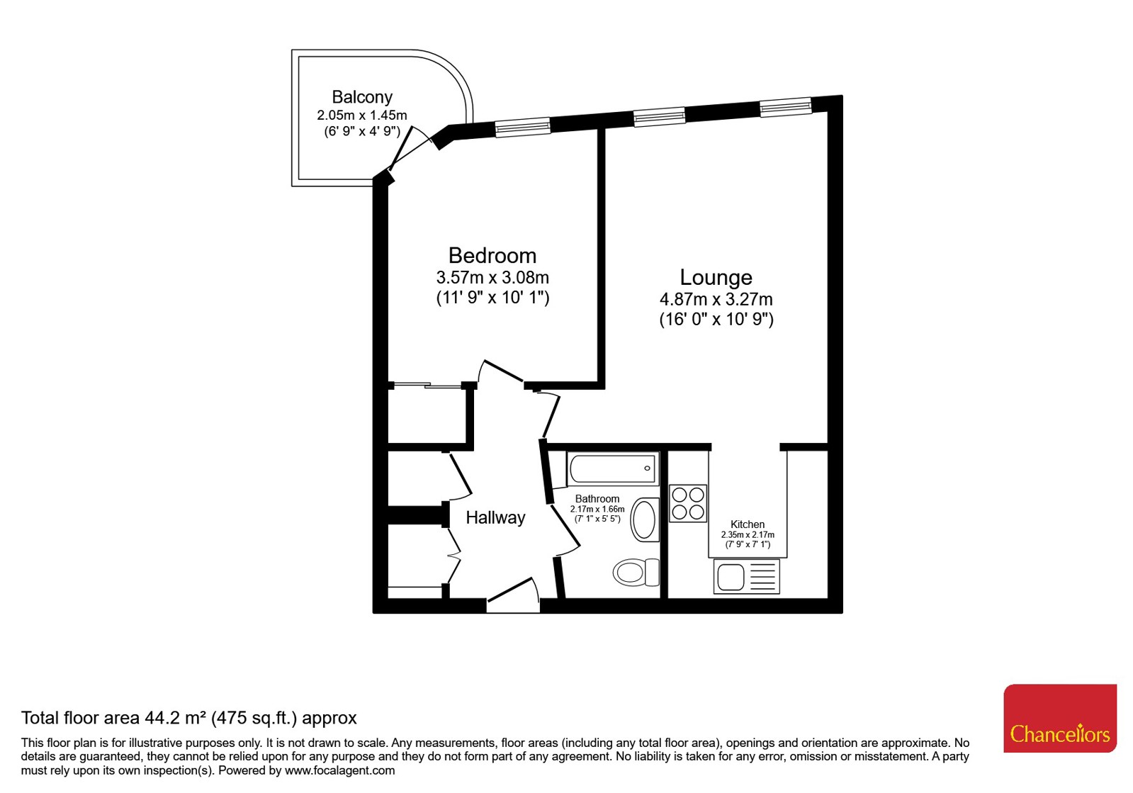 Gloucester Green, Oxfordshire floorplan