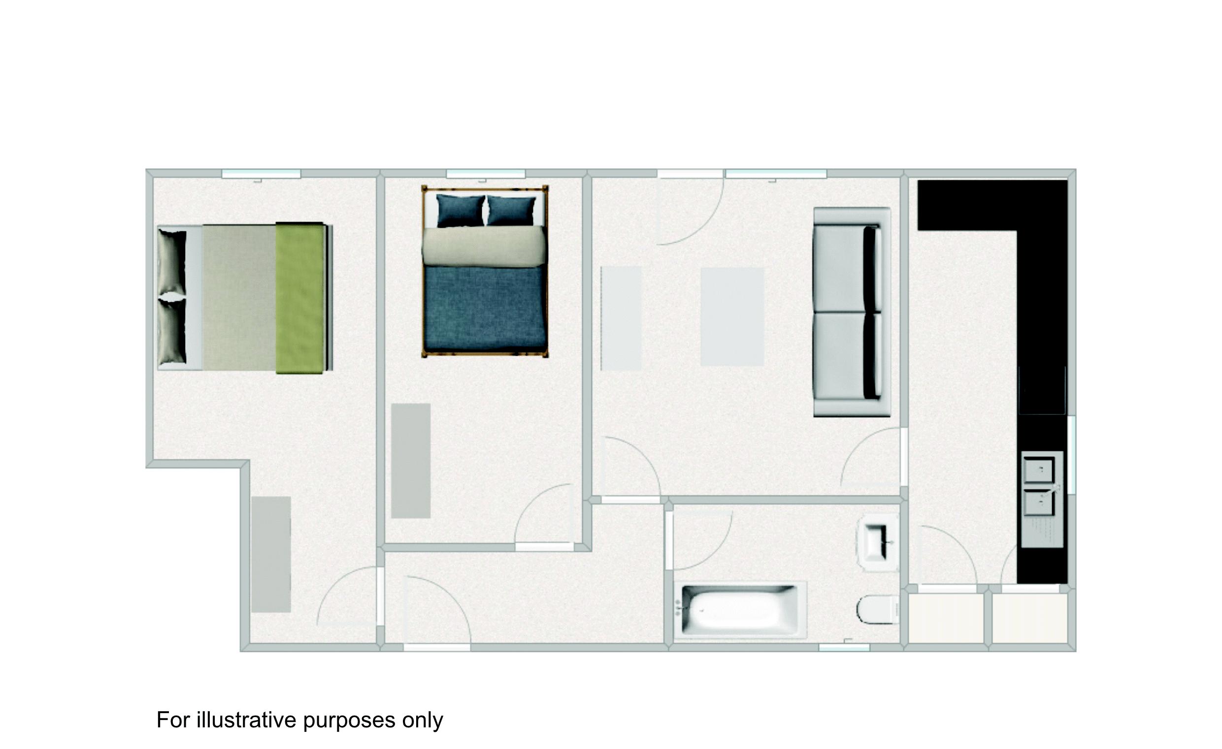 25 Armitage House, Hobs Road, Lichfield floorplan