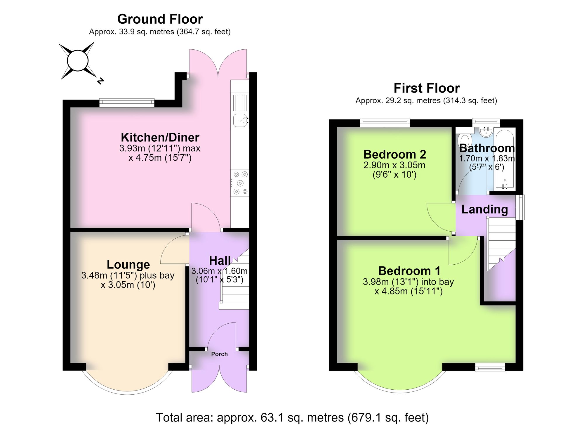91 Kelmscote Road, Coventry floorplan
