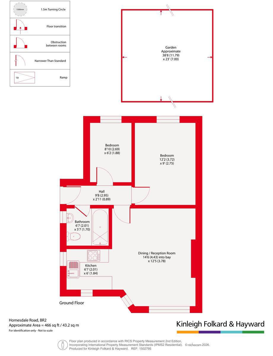 140, Homesdale Road, Kent floorplan
