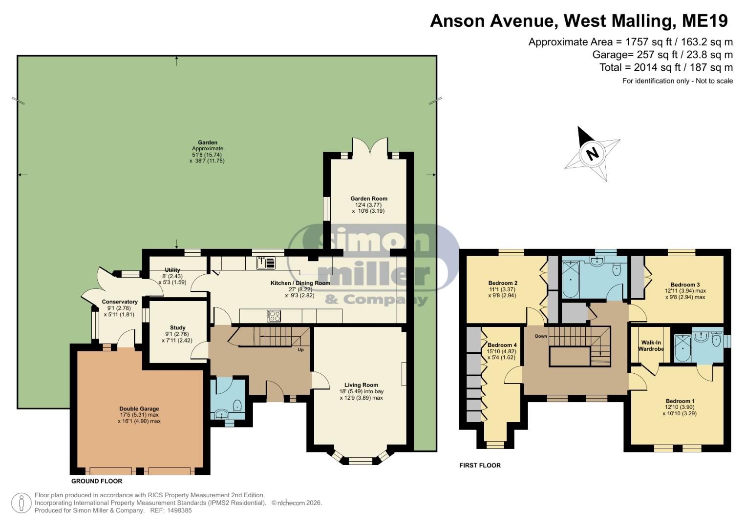 14, Anson Avenue, West Malling floorplan