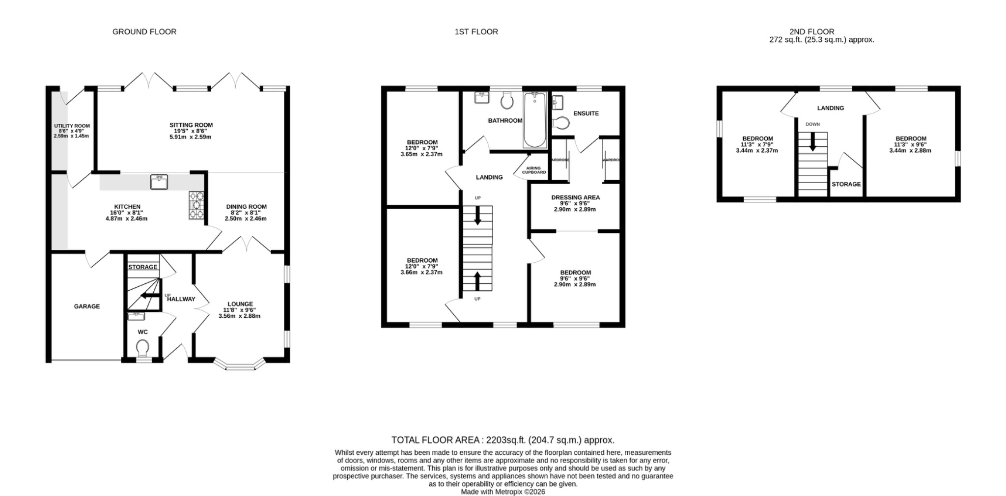 201 Cleveland Way, Stevenage, Hertfordshire floorplan