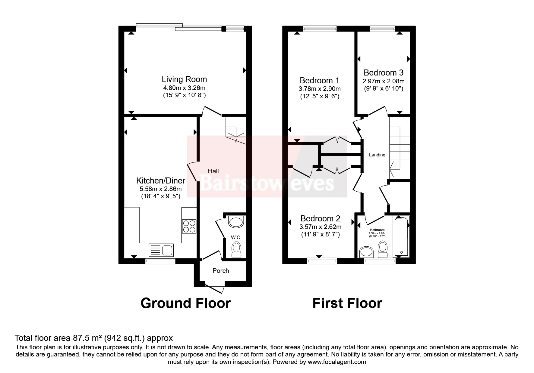 37, St. Rule Street, London floorplan