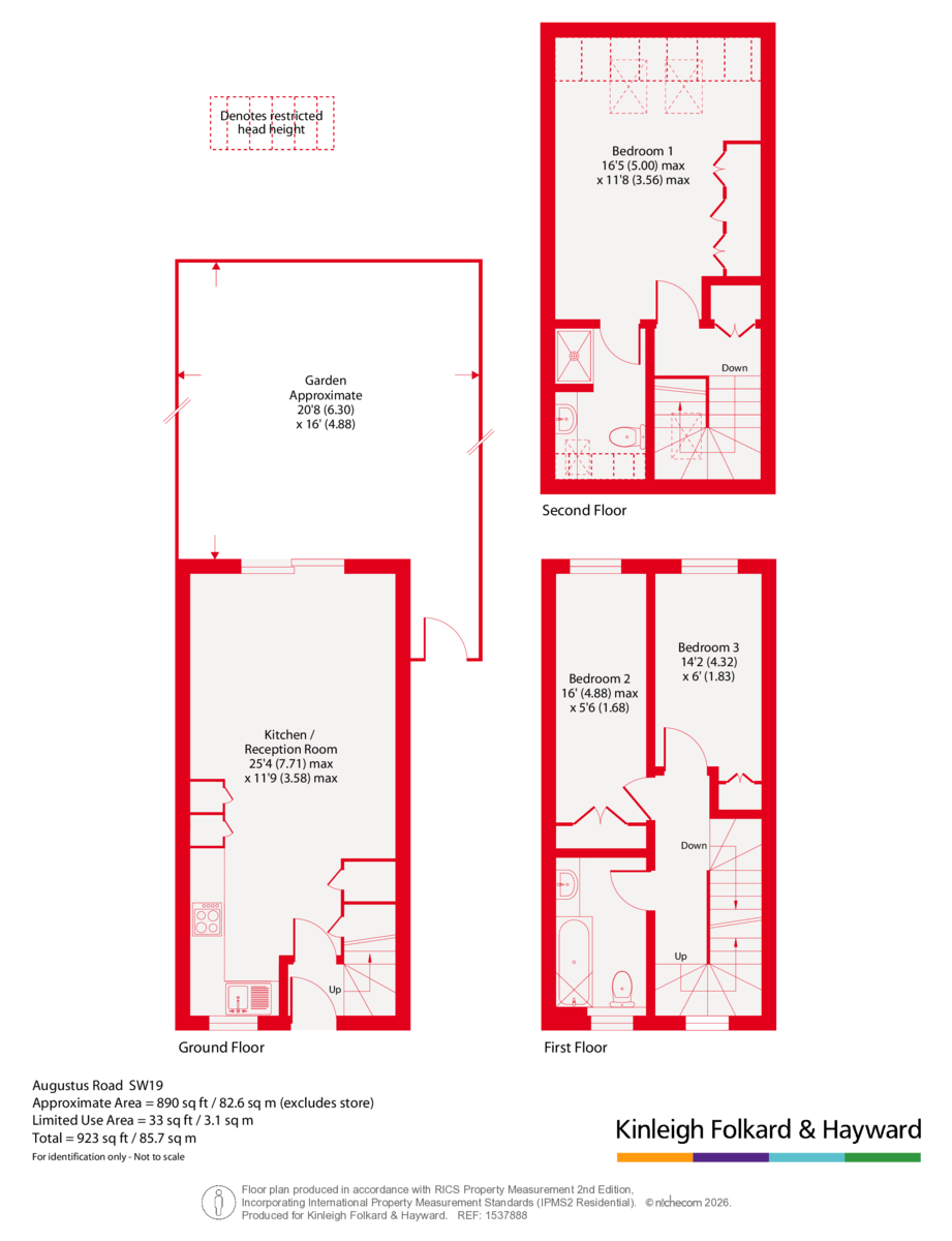 Augustus Road, London floorplan