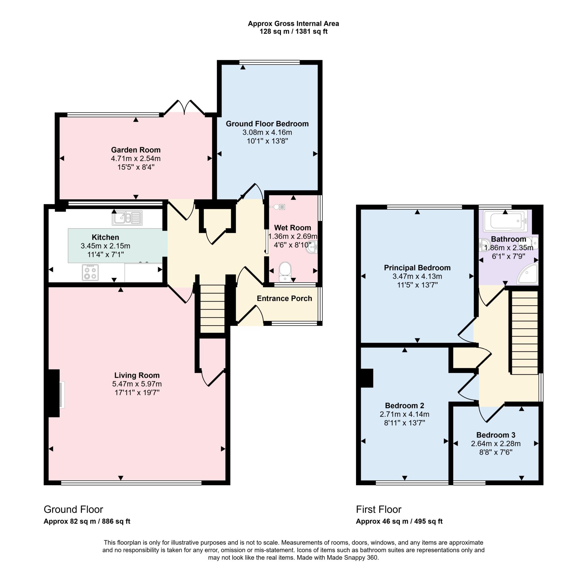 69, Albemarle Gate, Cheltenham floorplan