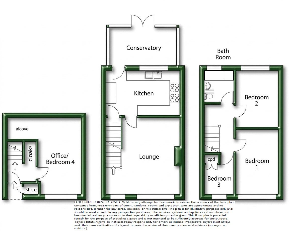 3, Brecknell Rise, Kidderminster floorplan