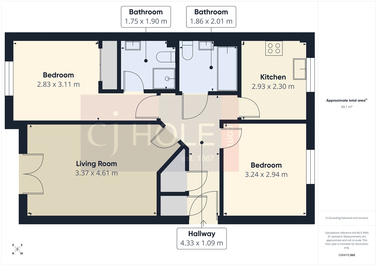45, Champs Sur Marne, Bristol floorplan
