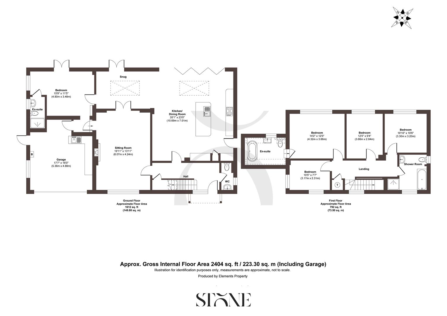 8, Huntersfield Close, Reigate floorplan