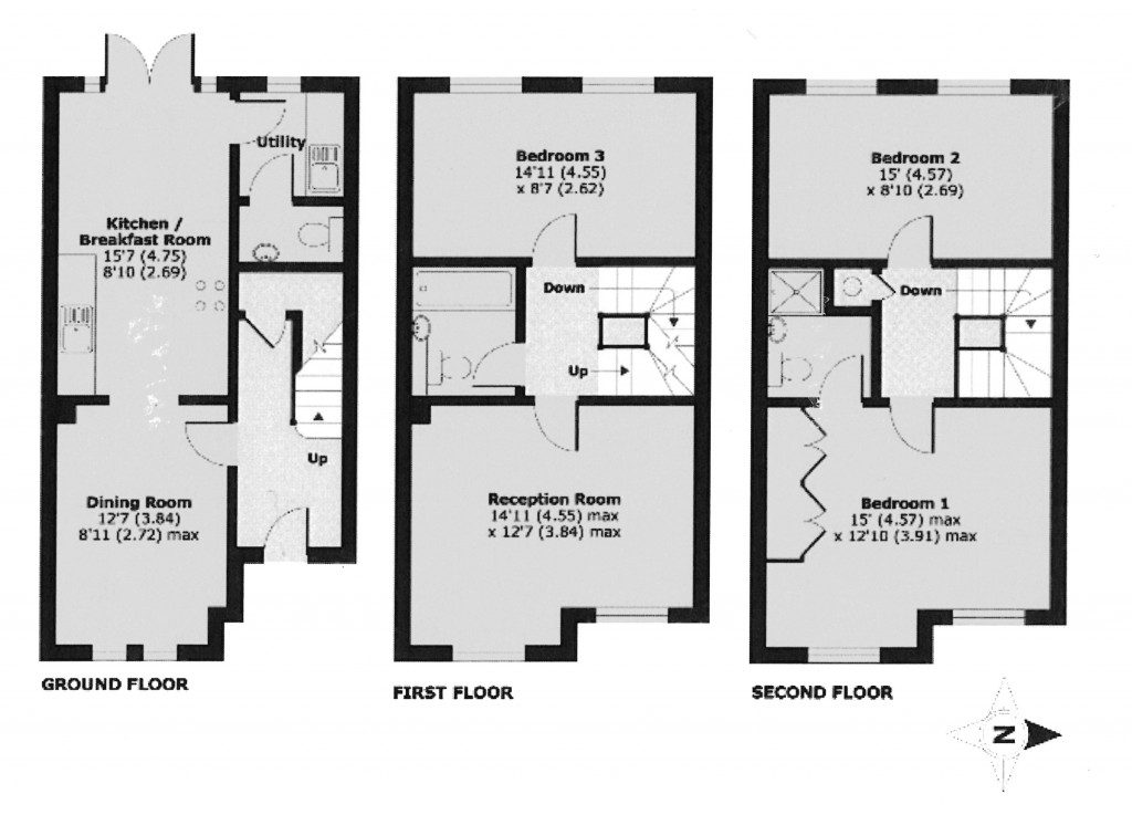 3 Bedrooms Terraced house for sale in Goldfinch Crescent, Bracknell RG12