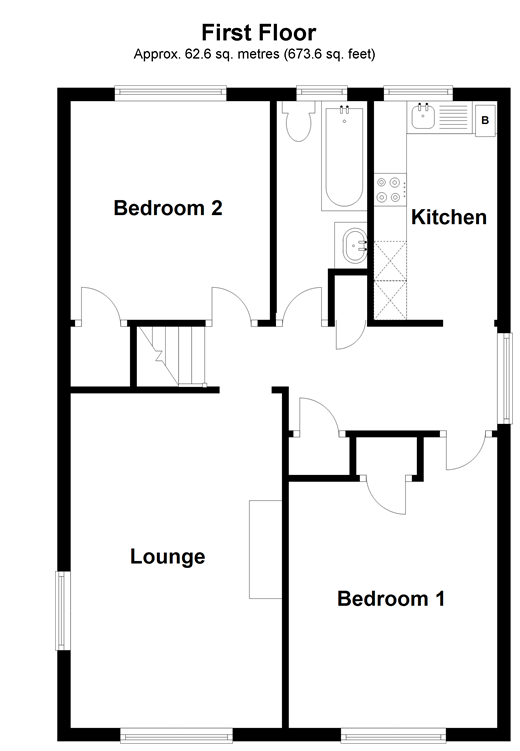 Grennell Road, Sutton, Surrey SM1, 2 bedroom for sale