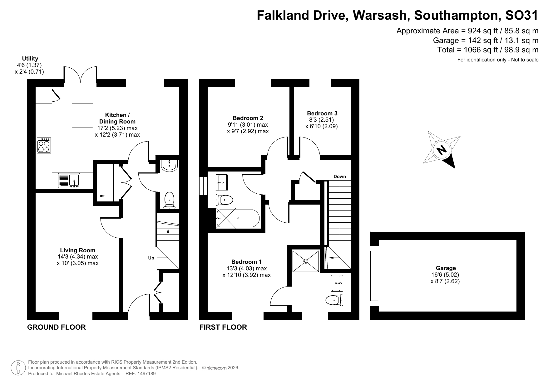 20, Falkland Drive, Southampton floorplan