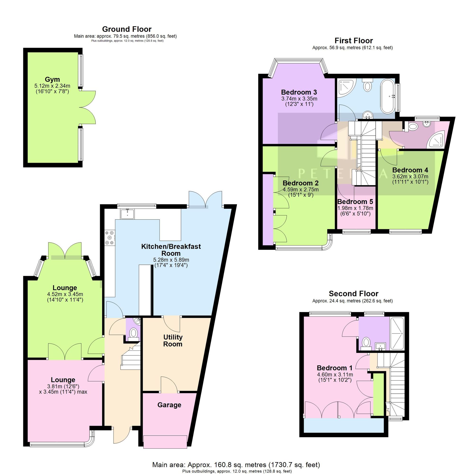 23 Parsons Crescent, Edgware floorplan