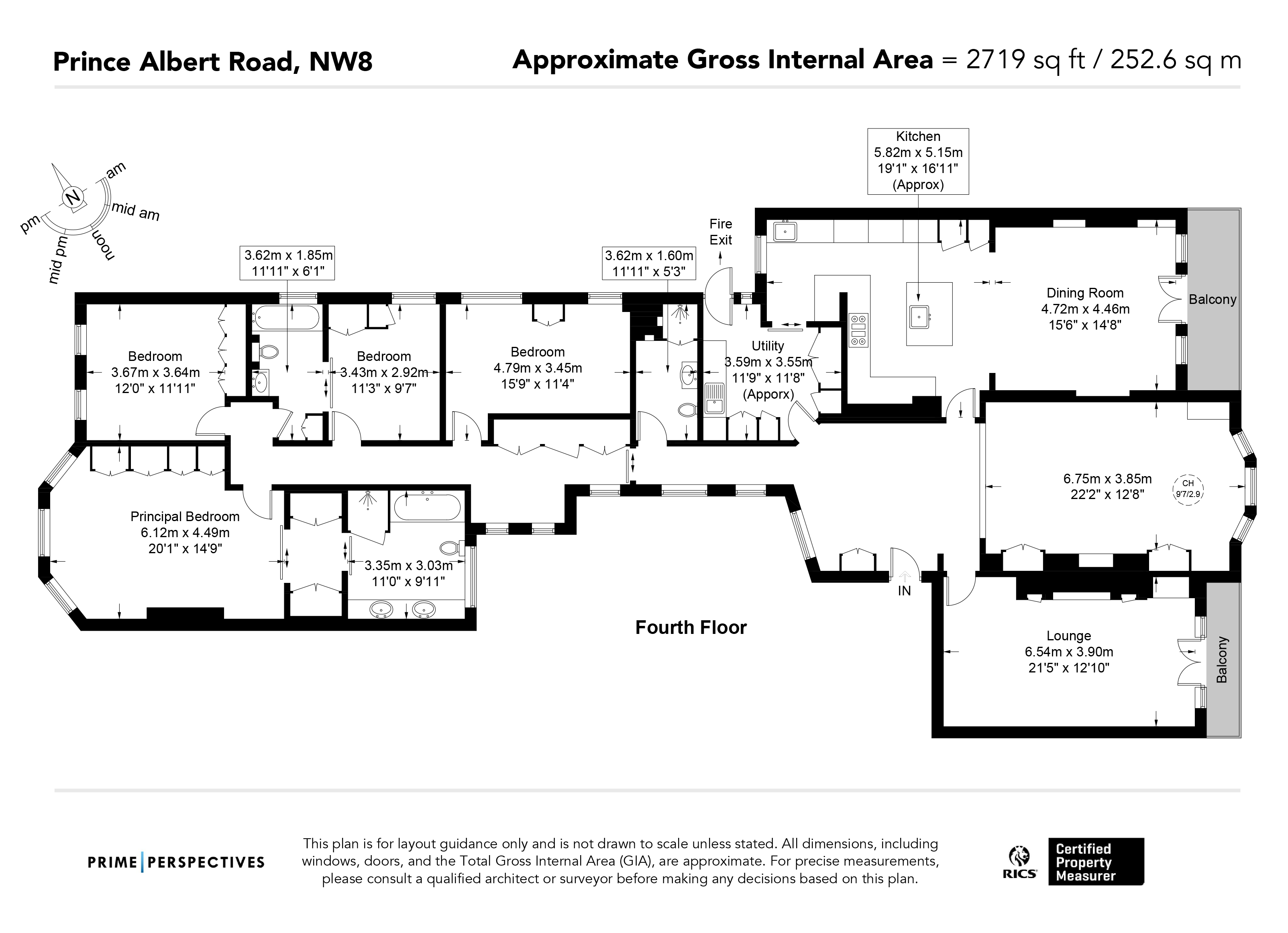 84, North Gate, St John's Wood floorplan