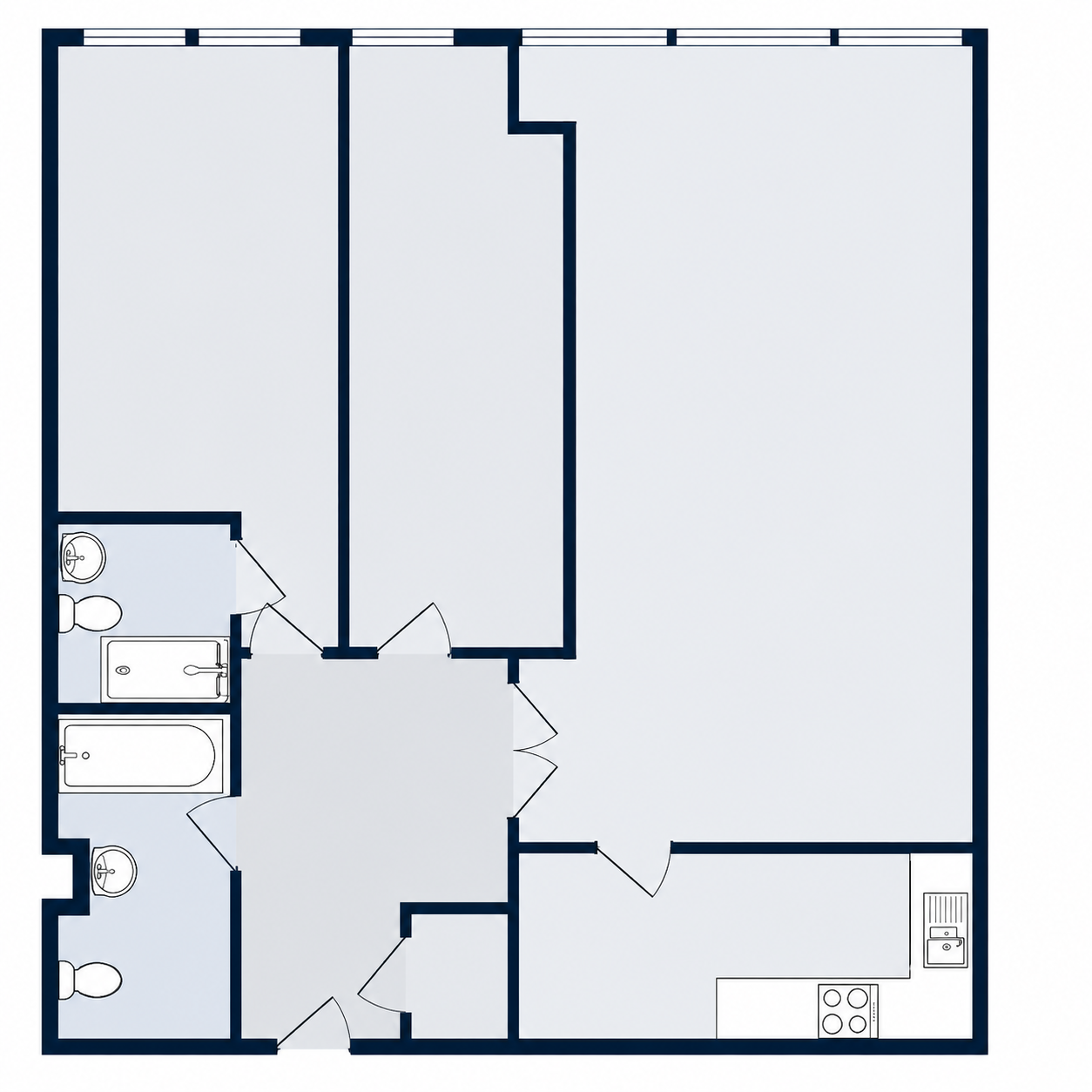 Apartment 8,, New Hampton Lofts, Birmingham floorplan