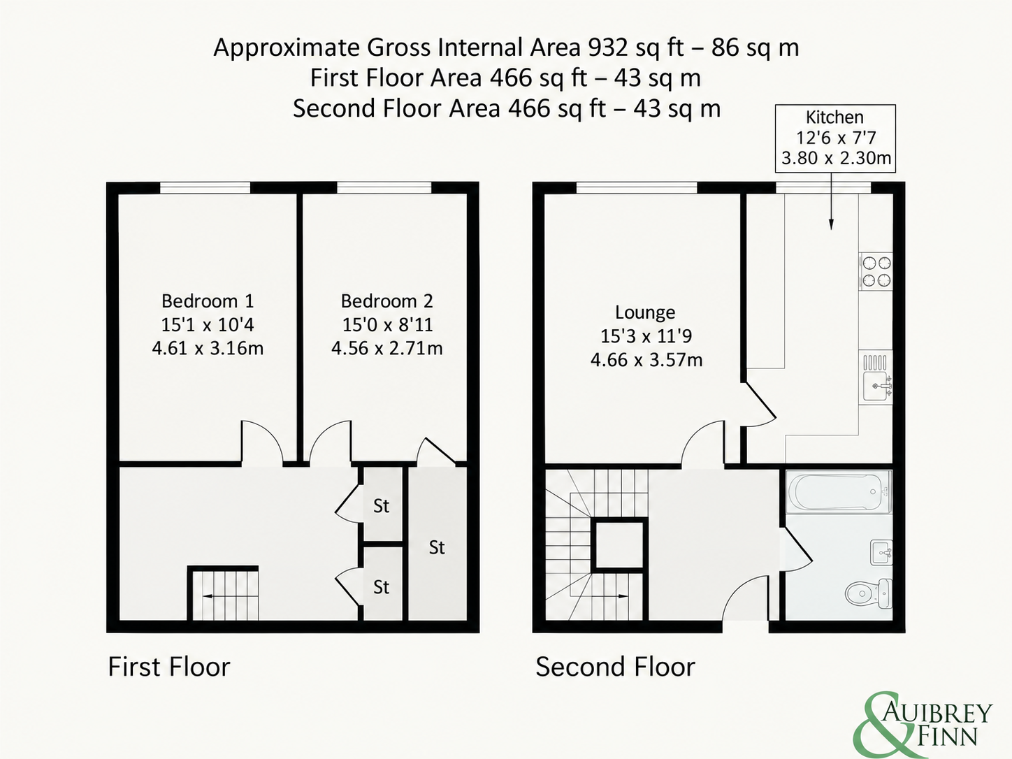 Flat 4, Fareham House, Hemel Hempstead floorplan