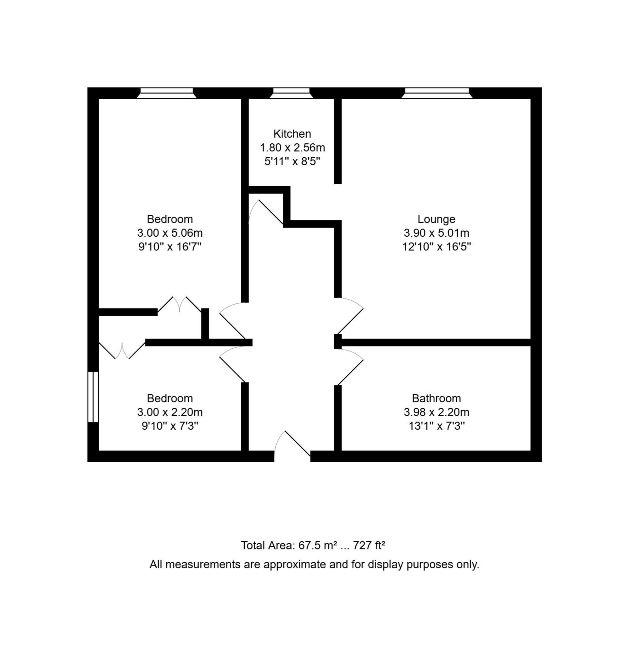 Flat 17, Homedove House Blundellsands Road East, Liverpool floorplan
