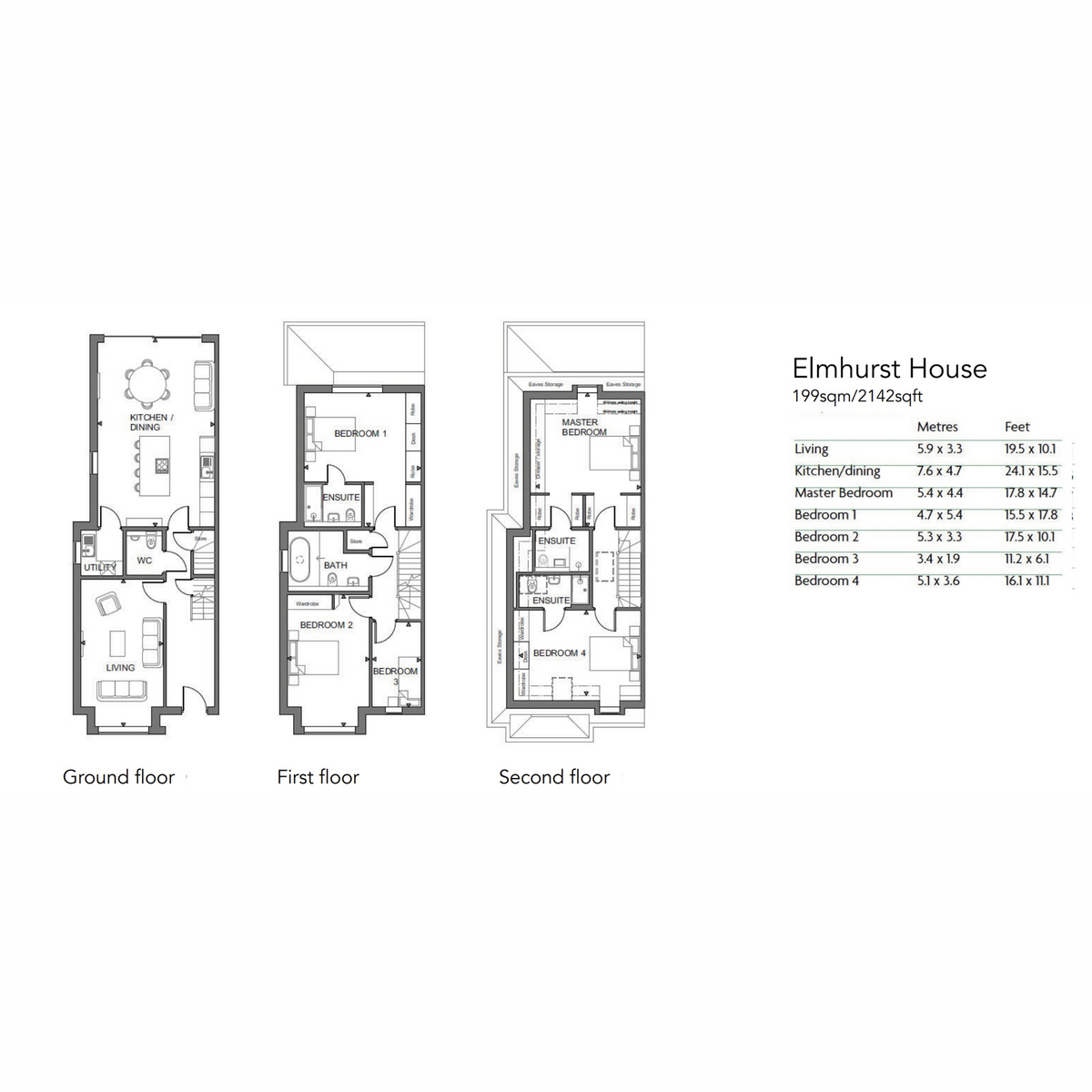 Flat Elmhurst House, Abbotswood Place, Abbotswood Road, London floorplan