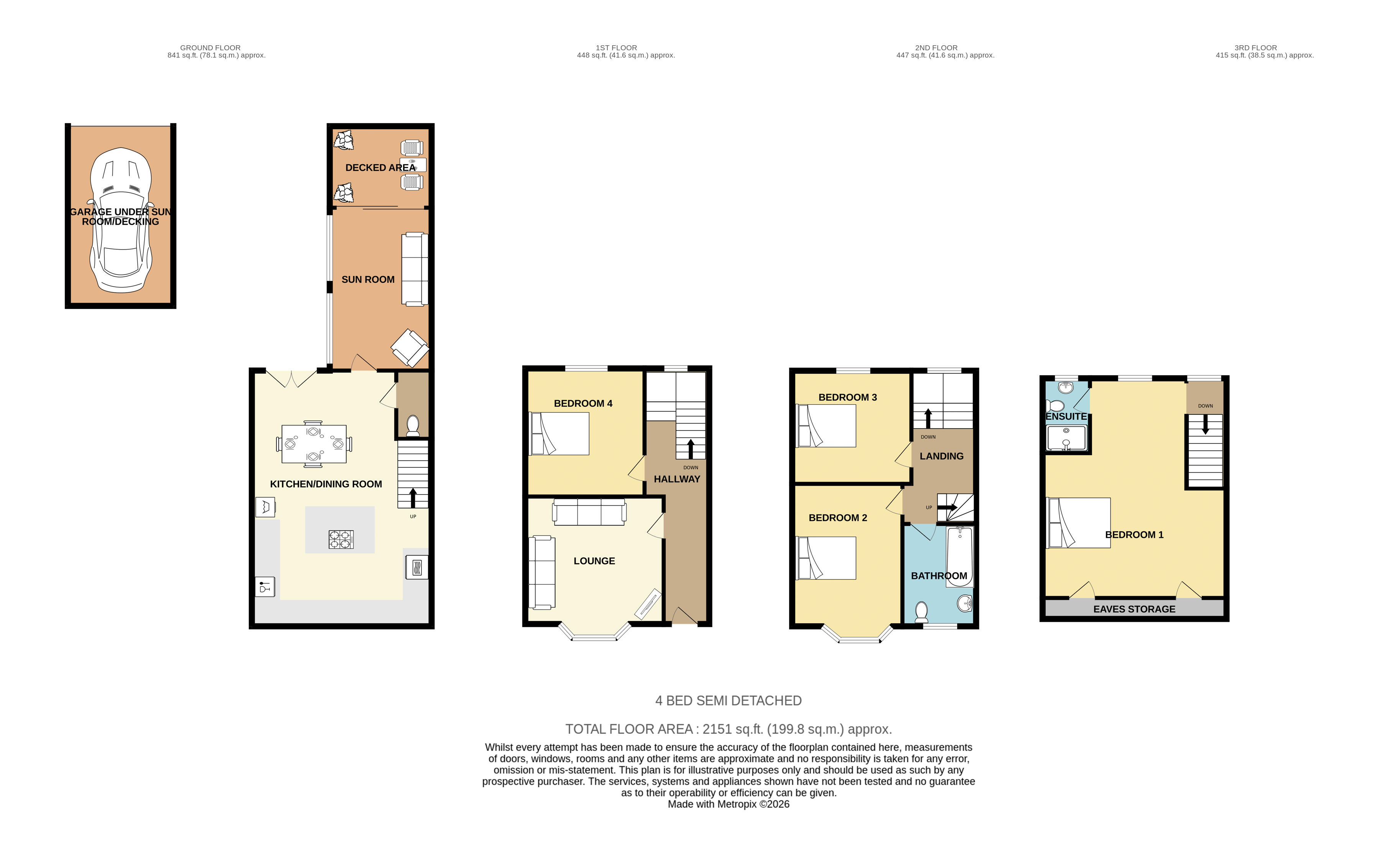 64, Clinton Road, Cornwall floorplan