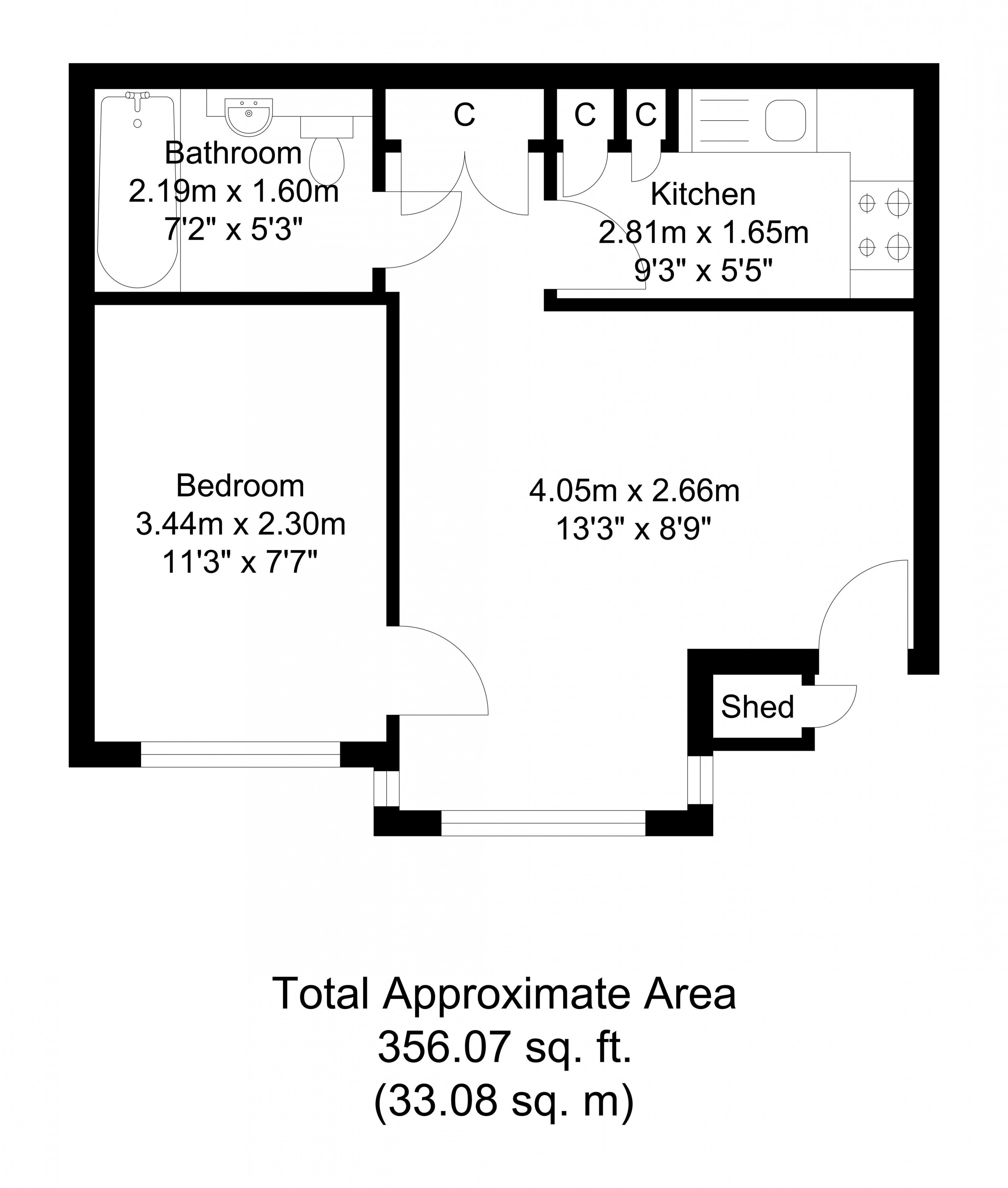 13 Mathon Court, Cross Lanes, Guildford floorplan
