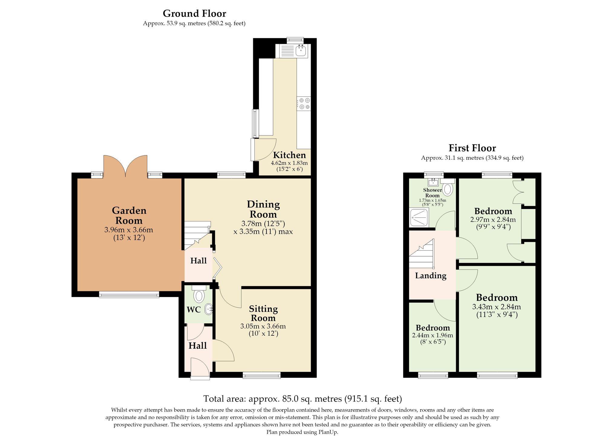 6 Goose Lane, Norwich floorplan