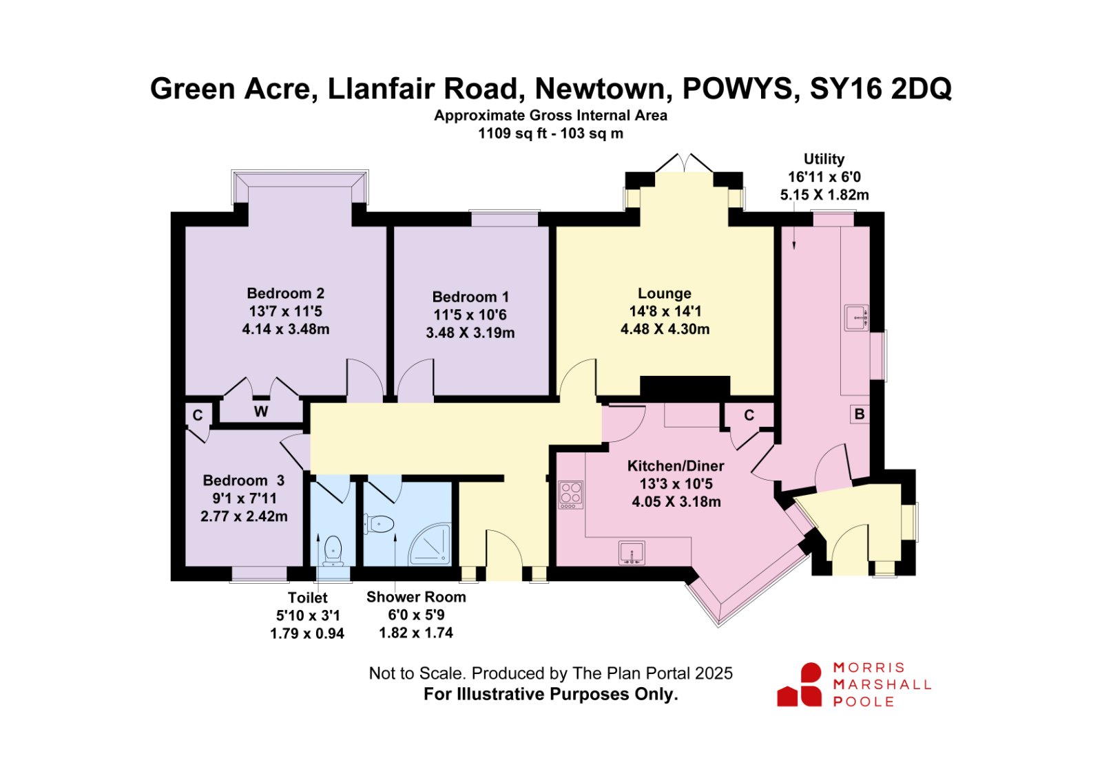 Green Acre,, Llanfair Road, Powys floorplan