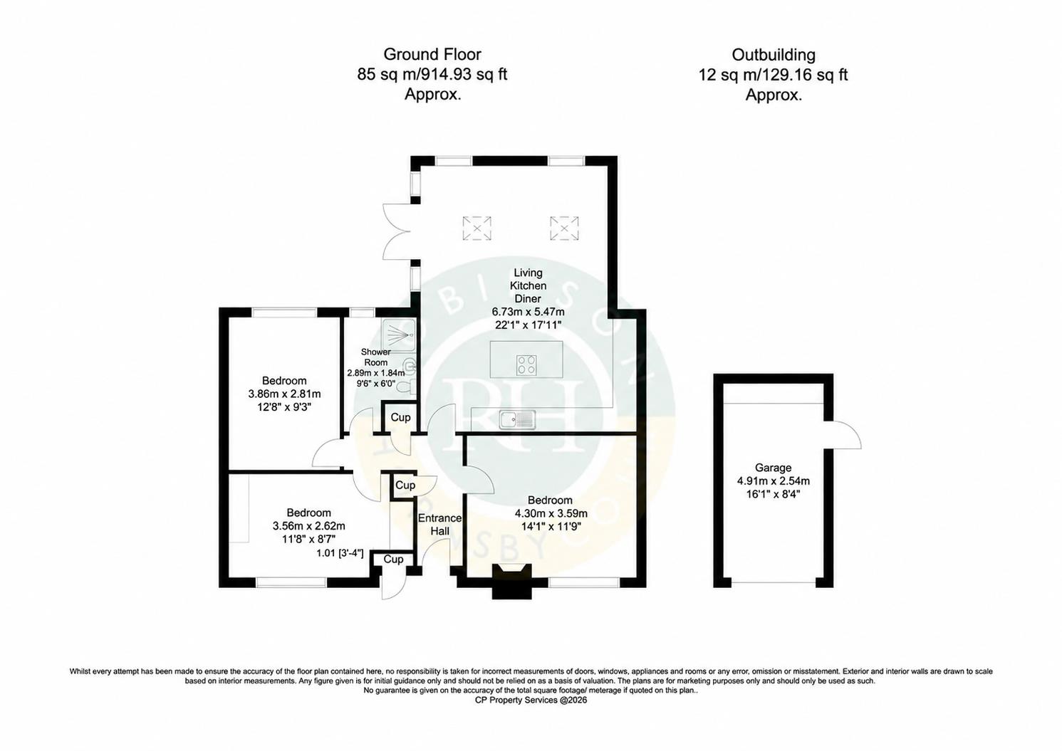 107, Thorpehall Road., Doncaster floorplan