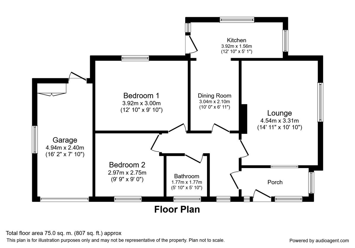 2 Bedrooms Bungalow to rent in Bean Leach Road, Hazel Grove, Stockport SK7