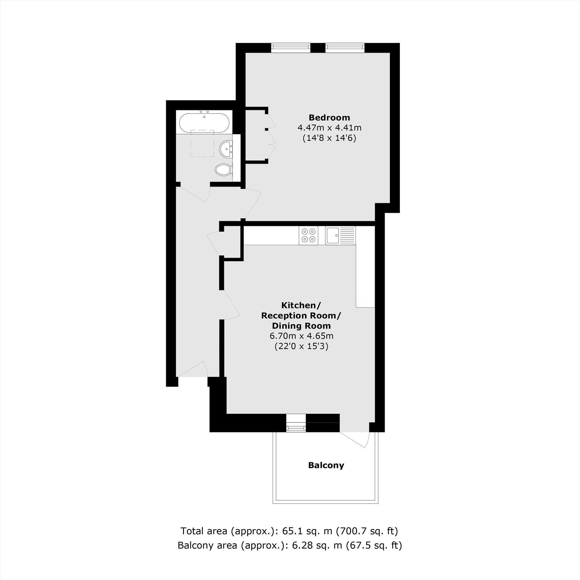 Flat 5, 31-33, Fassett Road, Kingston Upon Thames floorplan