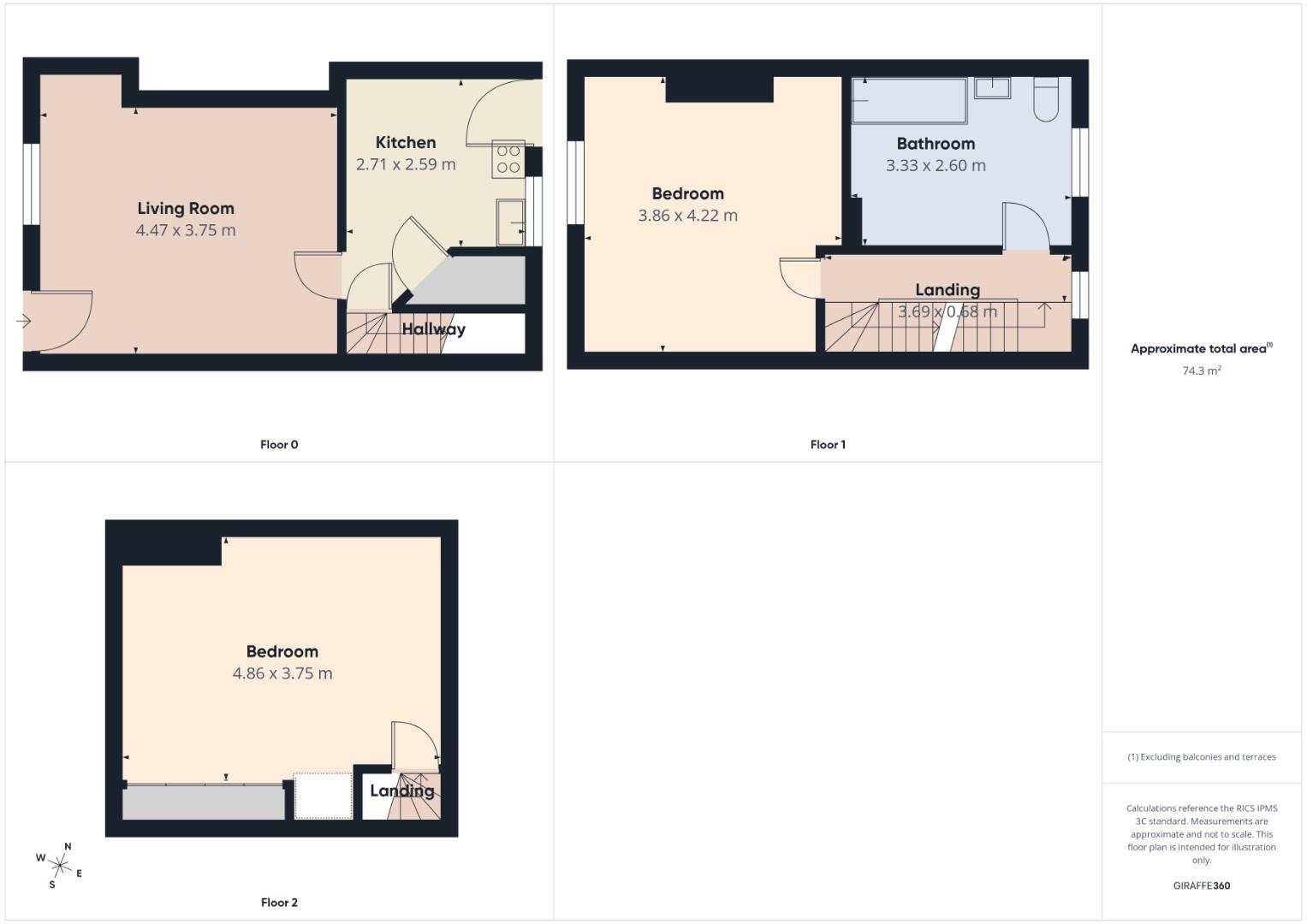 9, Gladstone Street, Bingley floorplan