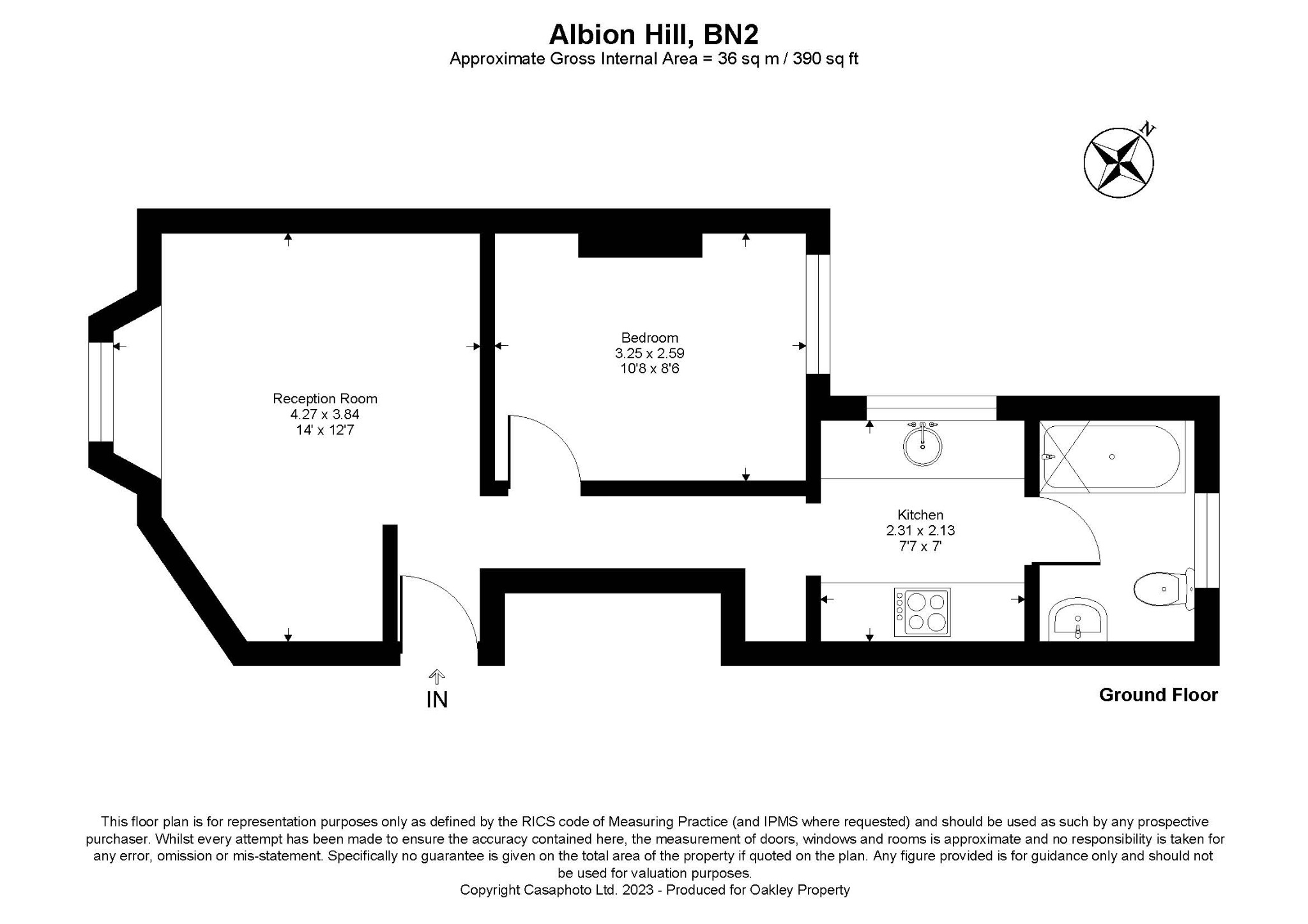 Ground Floor Flat, 27 Albion Hill, East Sussex floorplan