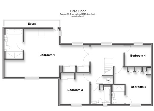 The Wickets, Marden floorplan