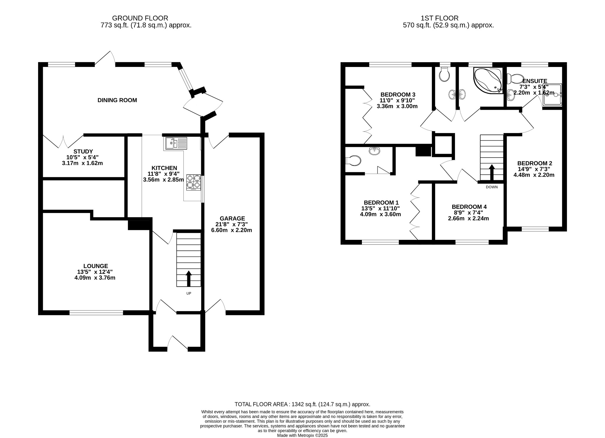 69, Giffard Drive, Farnborough floorplan