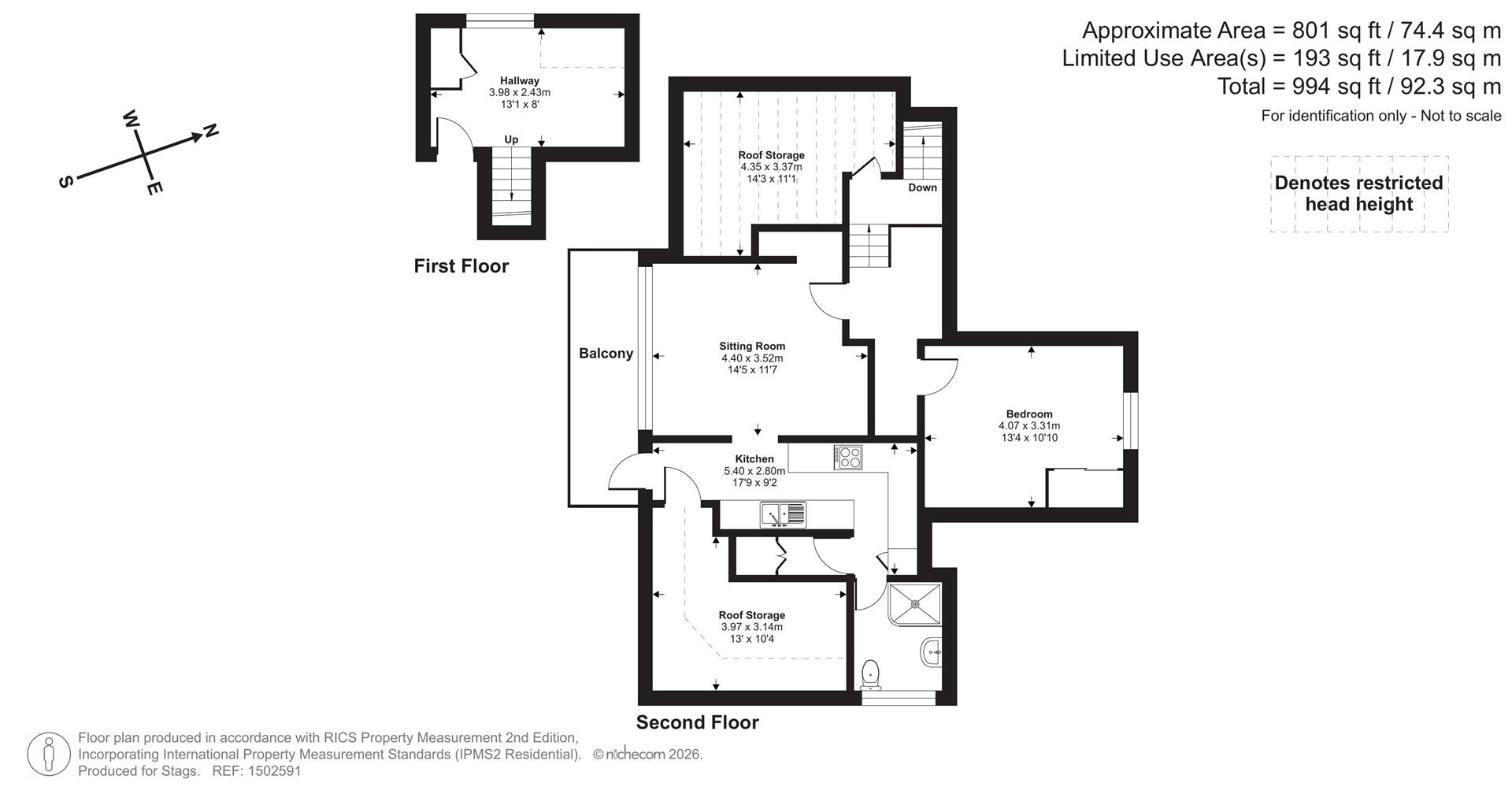 Flat 3, 247 Exeter Road, Exeter Road, Exmouth floorplan