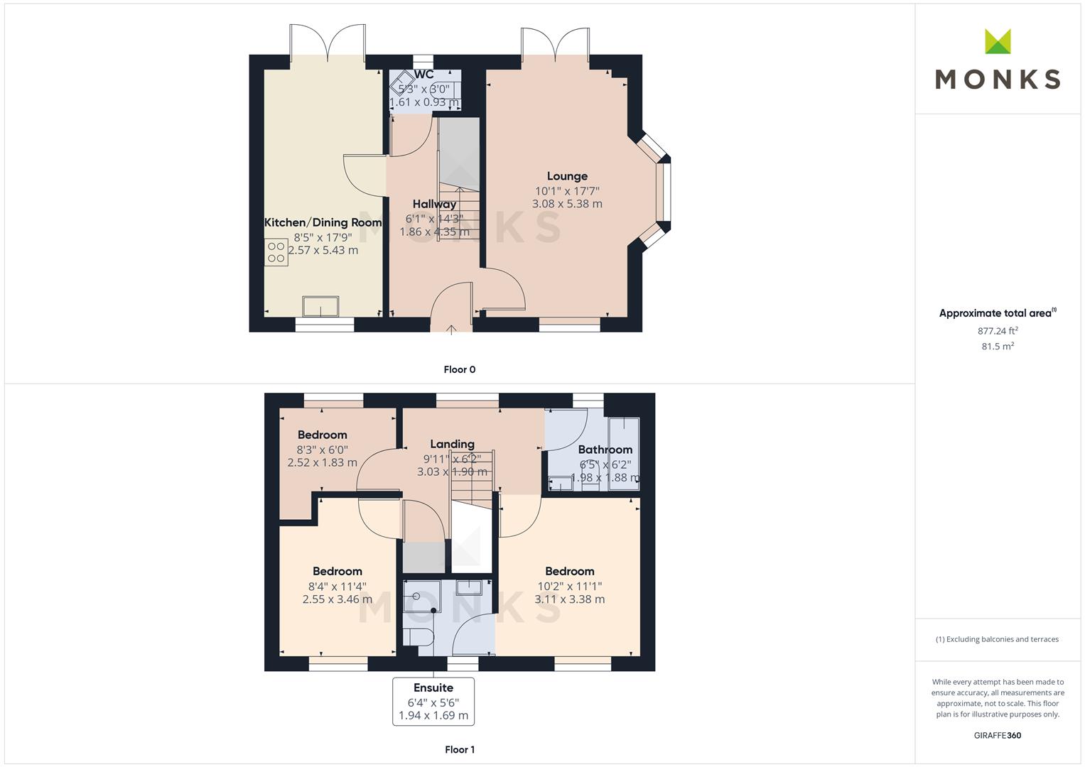 55, Hendrick Crescent, Shrewsbury floorplan
