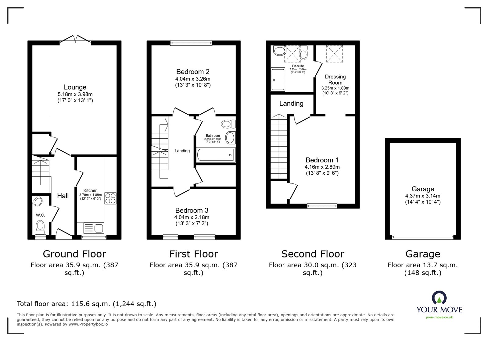 15, Jackdaw Place, Warwickshire floorplan