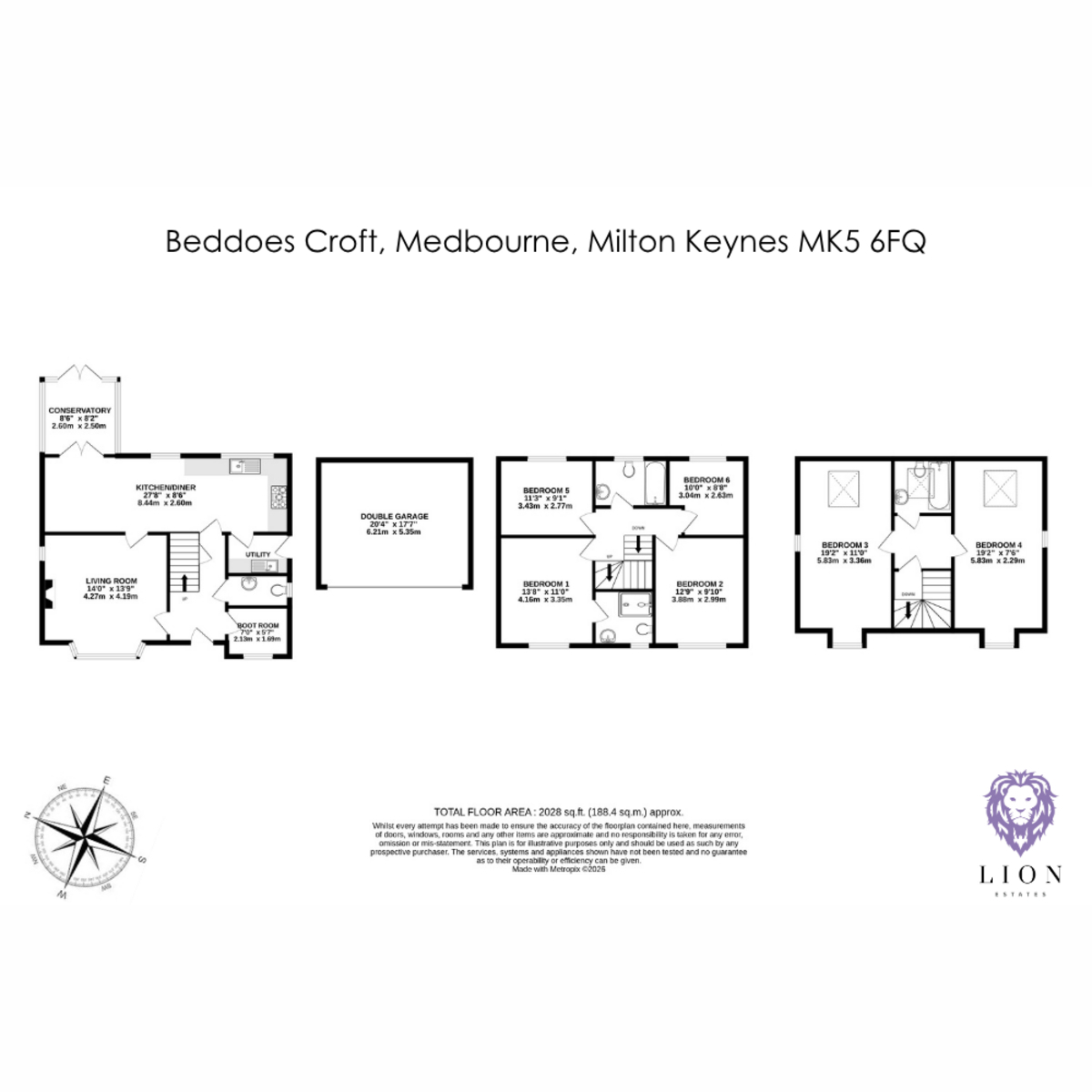 4, Beddoes Croft, Milton Keynes floorplan