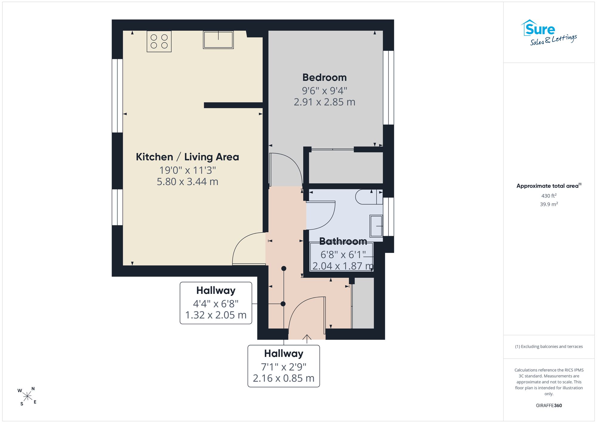 30 Chardlace Walk, Nottingham floorplan