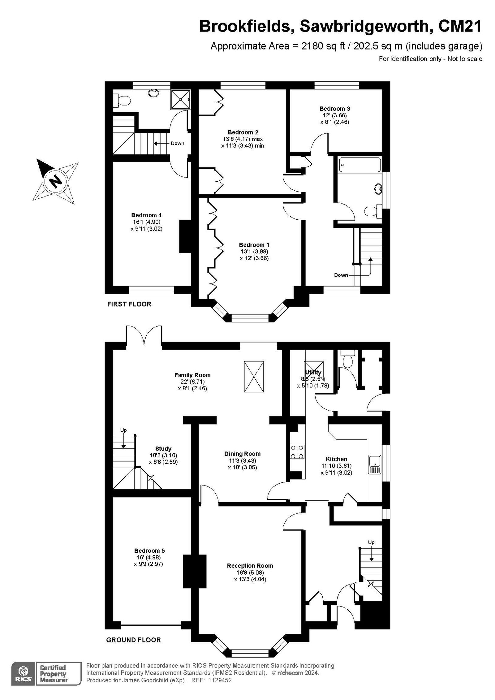 6, Brookfields, Sawbridgeworth floorplan