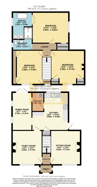 Park Villa, Church Lane, East Harptree floorplan