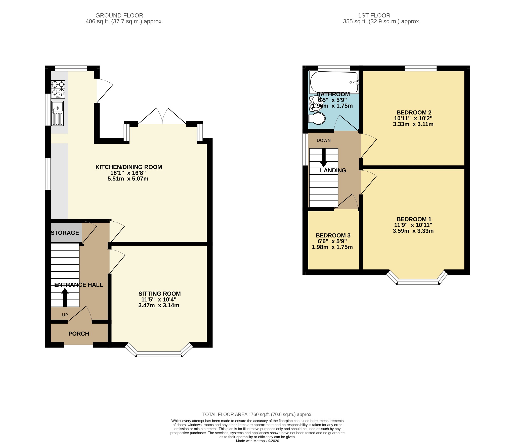 15, Church Walk North, Swindon floorplan