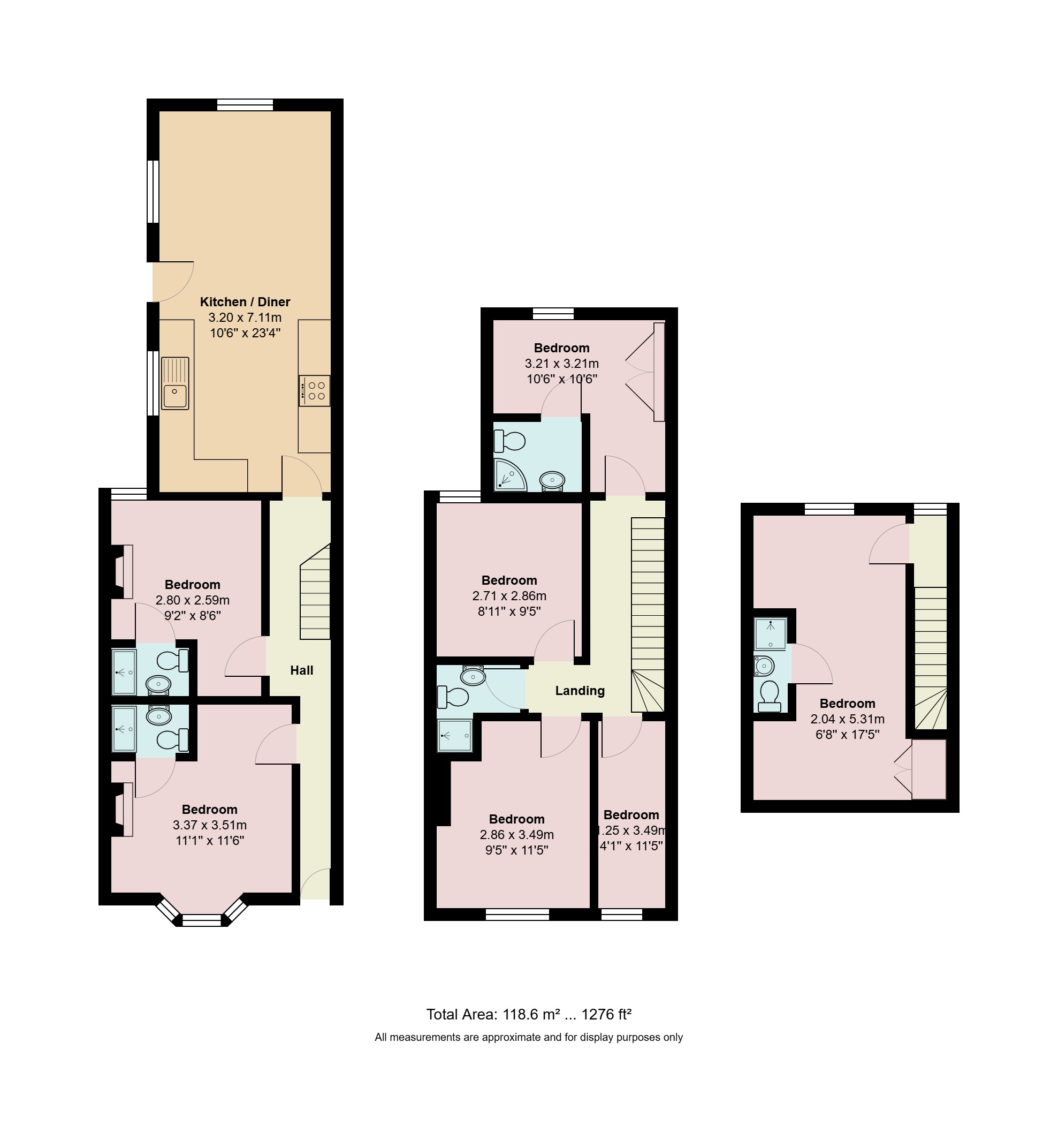 19, Elizabeth Way, Cambridge floorplan