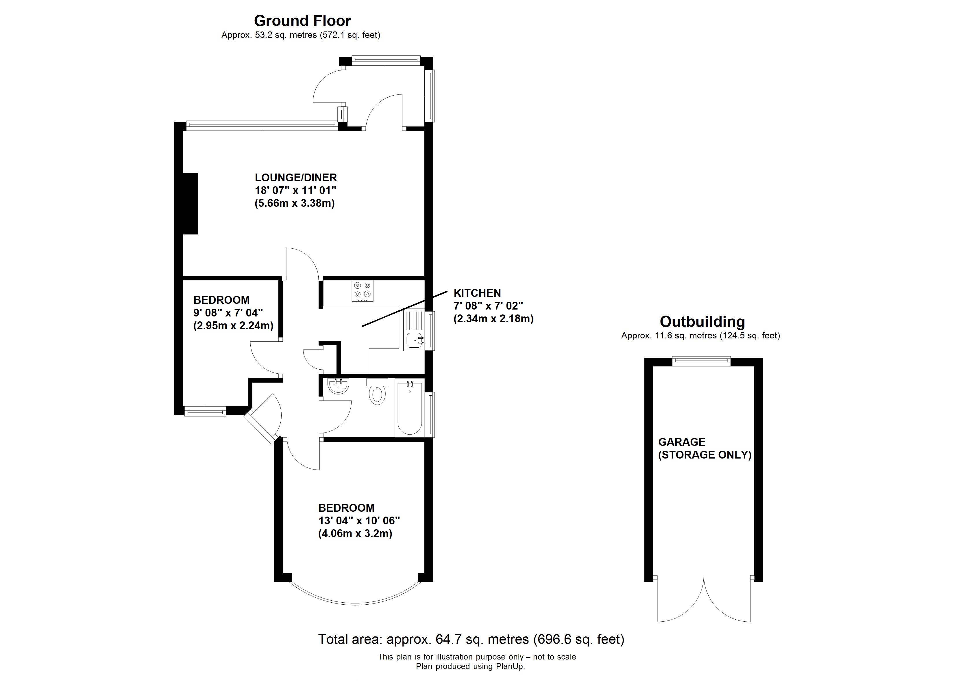 68, Borkwood Way, Orpington floorplan