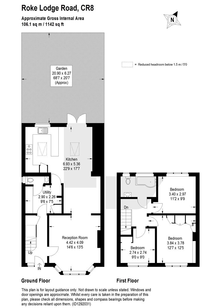 22, Roke Lodge Road, Kenley floorplan