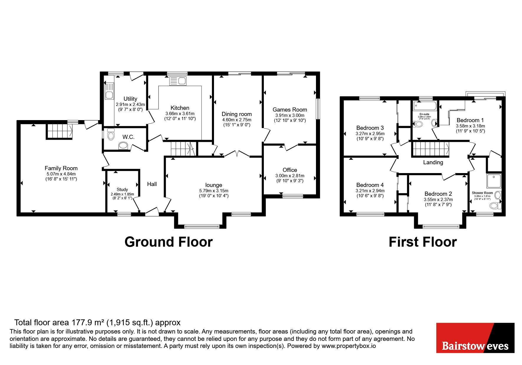 10, Hill Fields, Derbyshire floorplan
