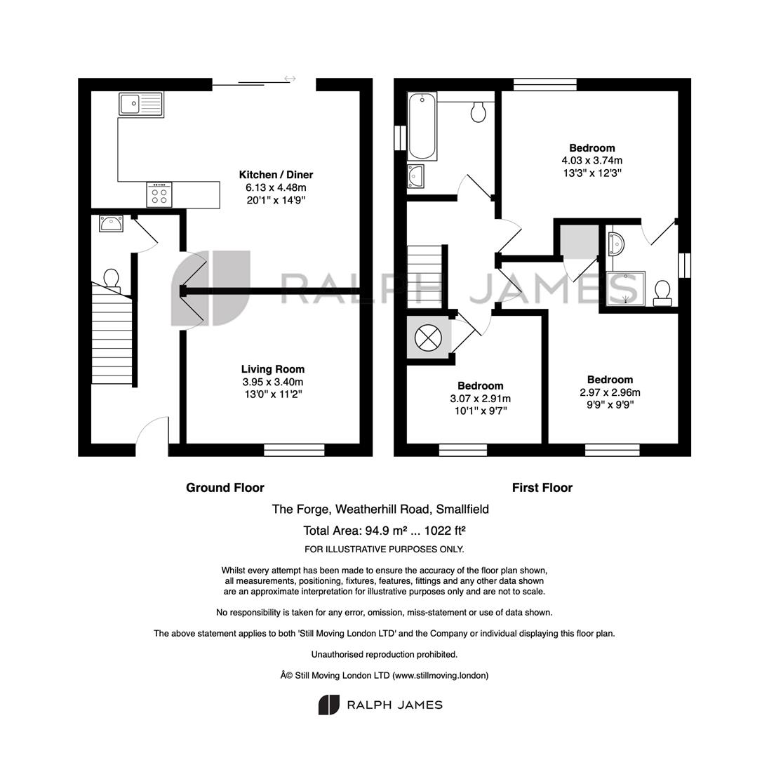 Plot C, Weatherhill Road, Smallfield floorplan