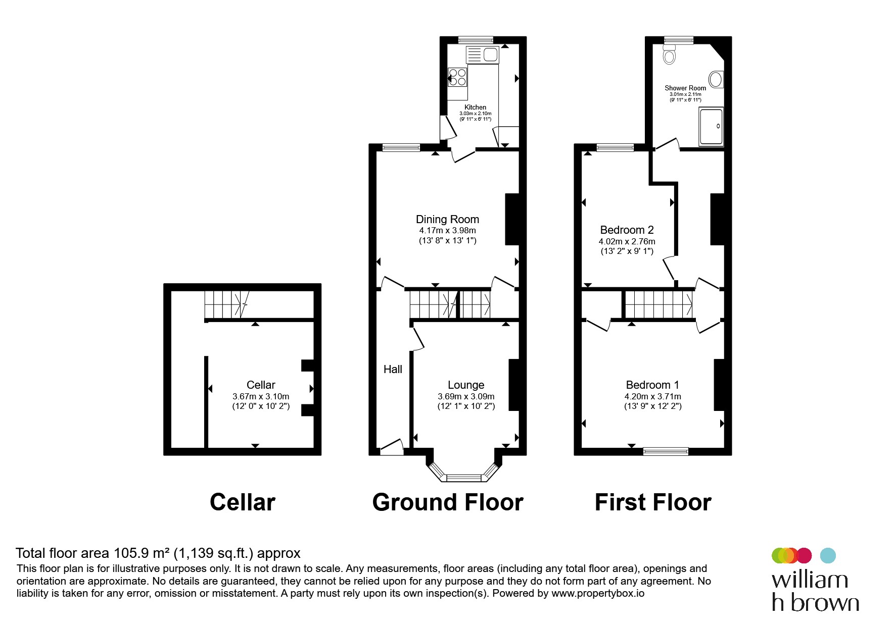 44, Station Road, Rotherham floorplan